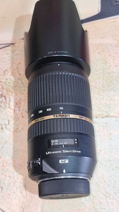 TamronSP Di VC USD  - alvo para Nikon (70-300 mm