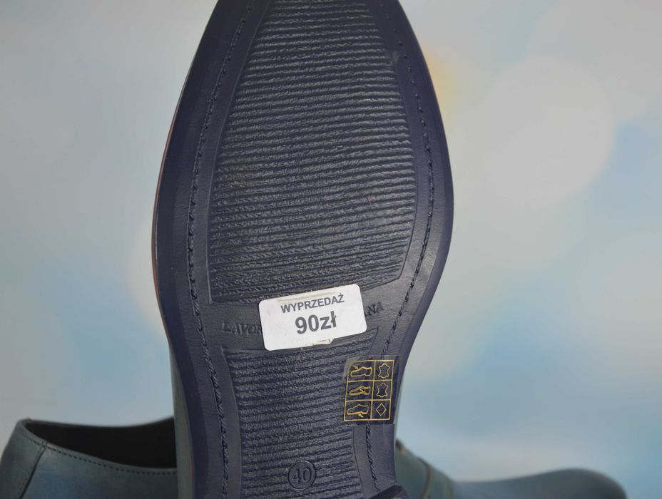 Buty męskie wizytowe  skóra r.40 Wyprzedaż