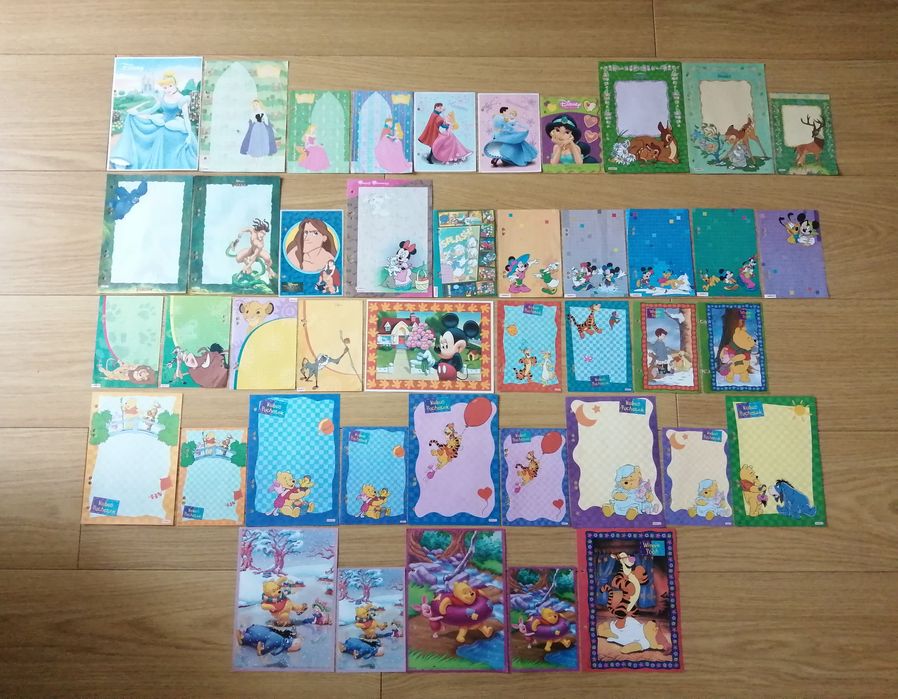 Zestaw karteczek Król Lew, Herkules, Myszka Miki, Puchatek,Księżniczki