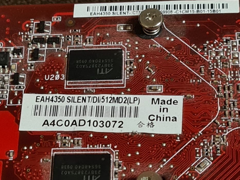 Karta graficzna Asus  HD4350 SILENT Sprawna