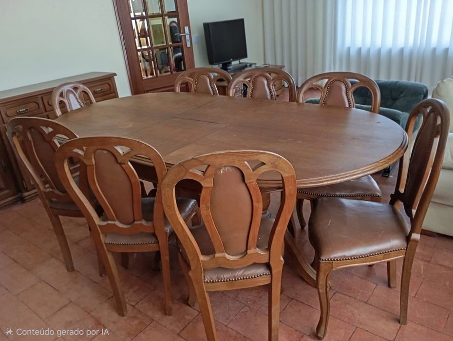 Mobília completa, sala de jantar