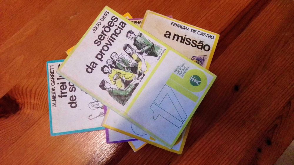 Lote de Cinco Livros de Bolso