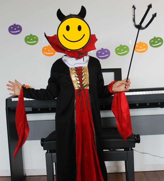 Fato de Carnaval de Vampira tamanho 6 - 8 anos