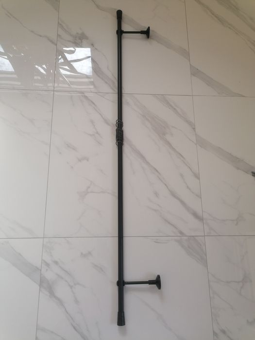 Karnisze aluminiowe kolor czarny