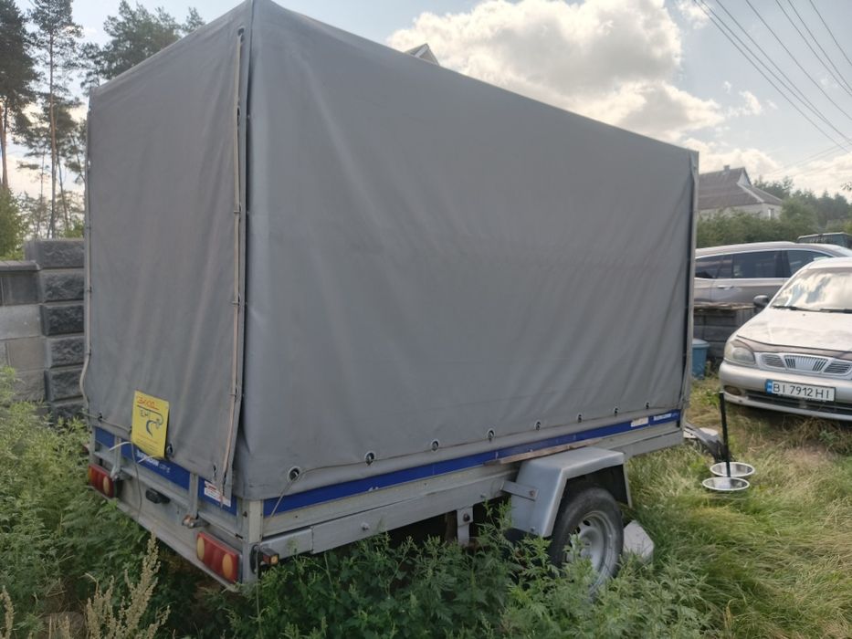 Продам оцинкований причіп Niewiadów  3.0 х 1.6 х 1.8м з високим тентом