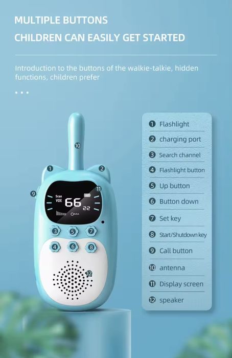 Детские рации pink/blue