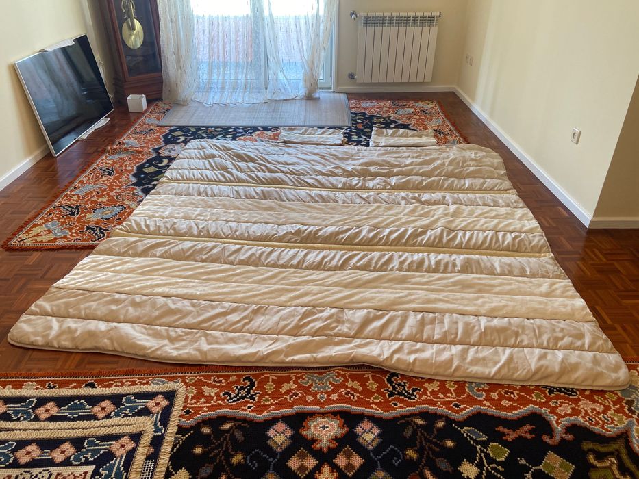 Colcha de cama com 2 almofadas