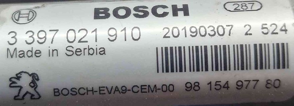 Motor Limpa Vidros Frente PEUGEOT 2008 I (CU_) ano 2017