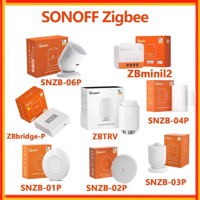 Нові оригінальні пристрої SONOFF з гарантією: Wi-Fi та Zigbee датчики, реле, розетки, вимикачі, камери, якісна автоматика для Home Assistant