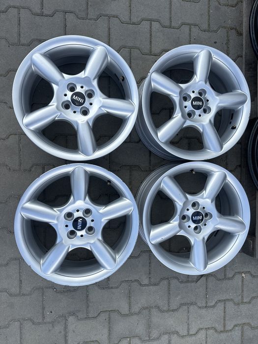 17 mini oryginal 4x100 świeże z dekielkami