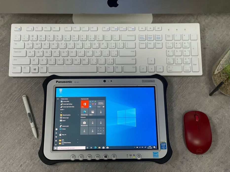 Pancerny Panasonic FZ-G1 i5 8GB 256 SSD WINDOWS 11 Tablet do Warsztatu