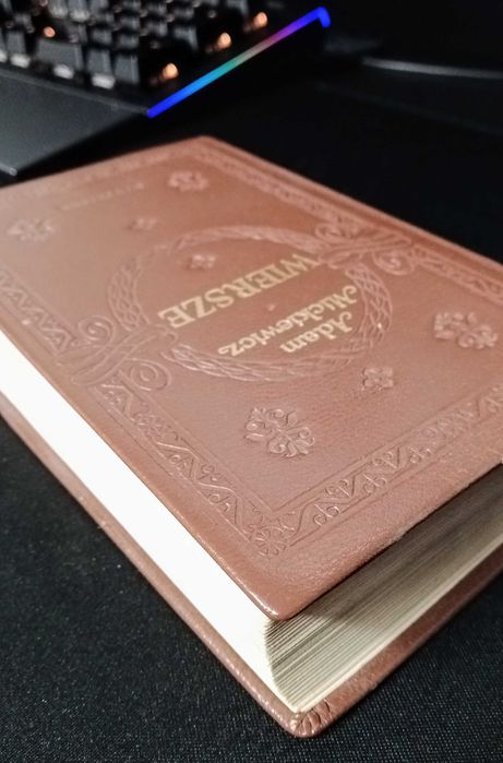 WIERSZE Adam Mickiewicz oprawa skóra 1976 Czytelnik miniatura