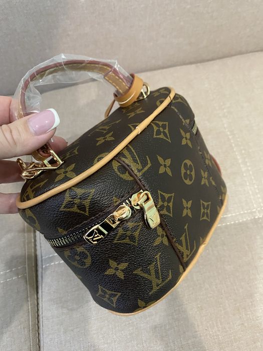 Сумка louis vuitton vanity коричневий