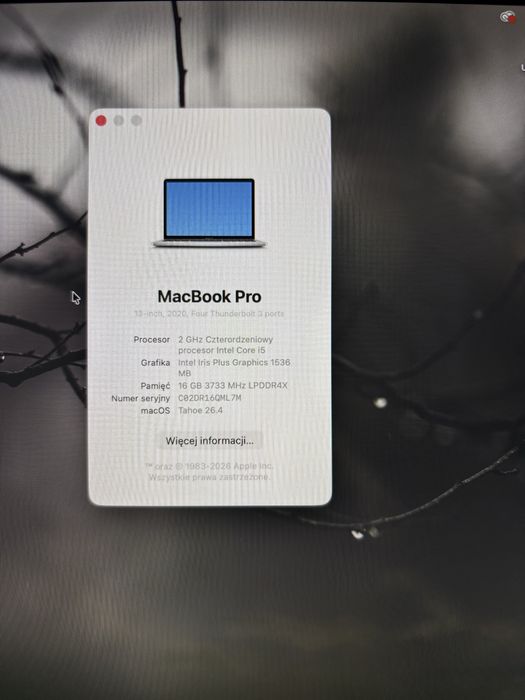 MacBook Pro 13” stan idealny