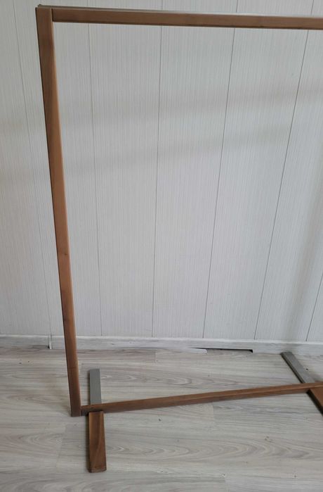 wieszak na ubrania sklepowy regulowany nierdzewny