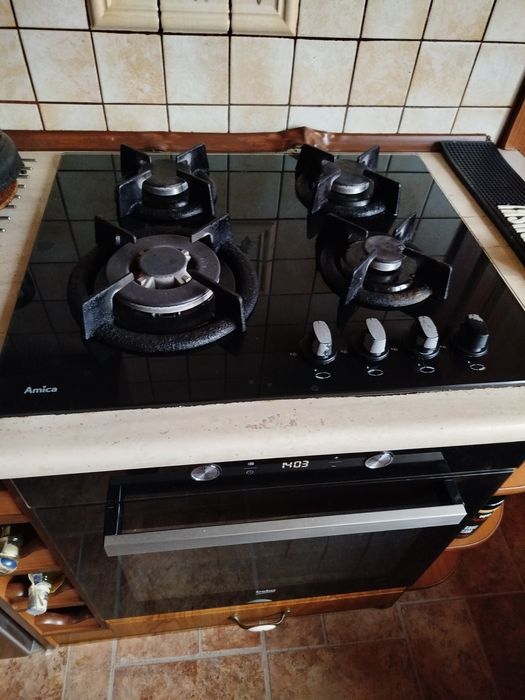 Płyta gazowa na szkle 60 cm