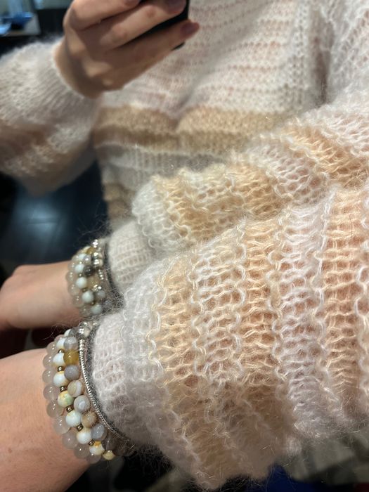 Stylowy ciepły sweter