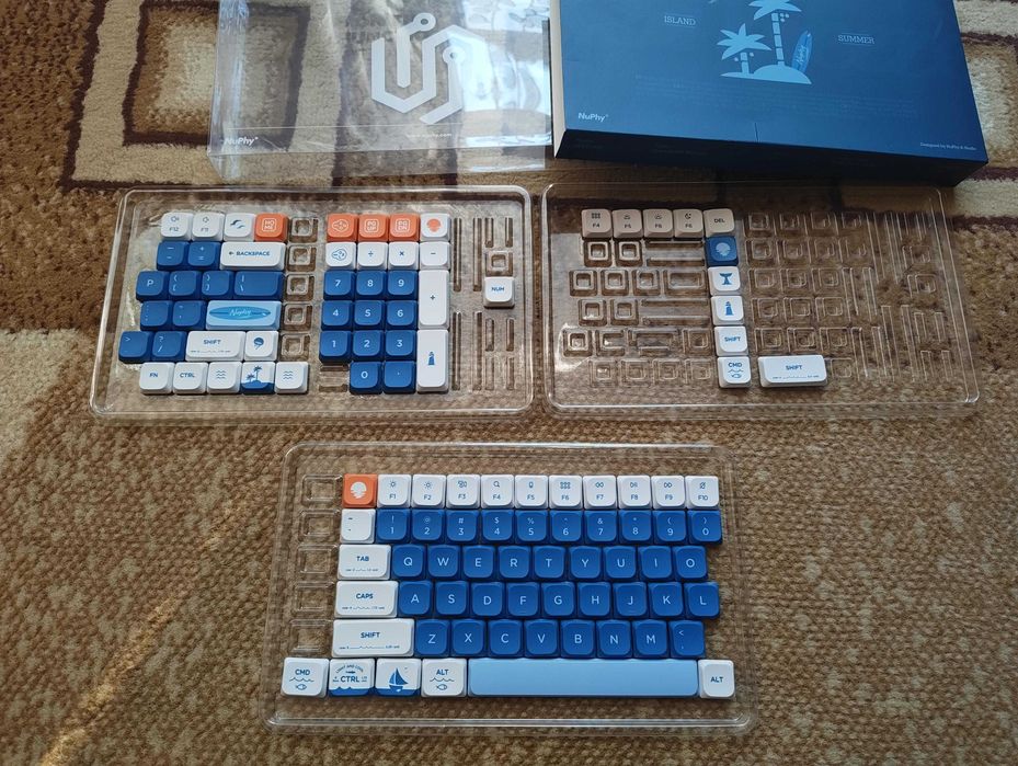 Nuphy Shiokaze Keycaps niskoprofilowe