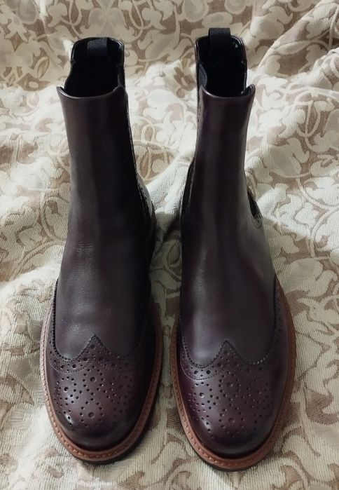 Шкіряні черевики челсі Ecco