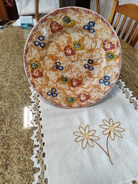 Prato antigo de colecção