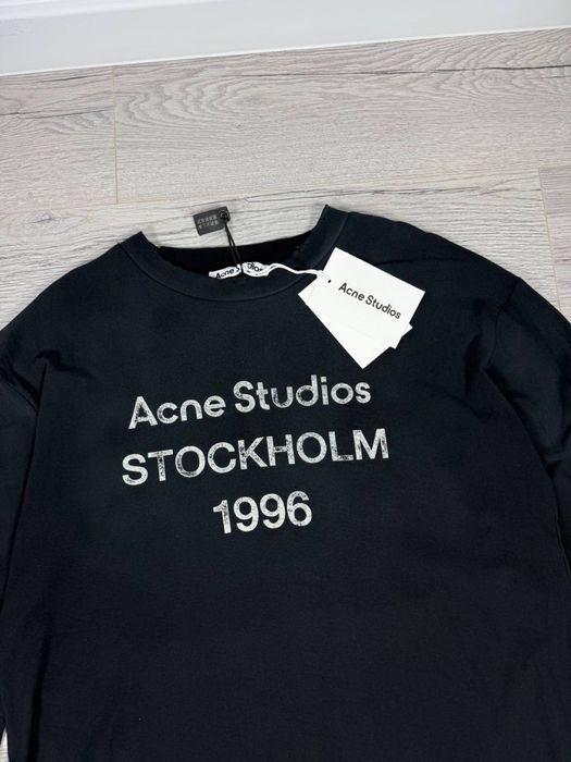 Лонгслів Acne Studios Stockholm 1996 Oversize | Чоловічий | Бавовна | Новий | Лонгслів Акне Студіос