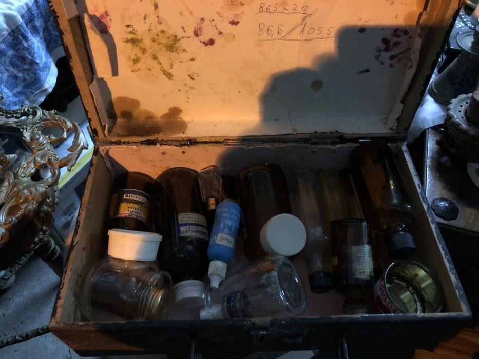 Vintage mala madeira muito sntiga