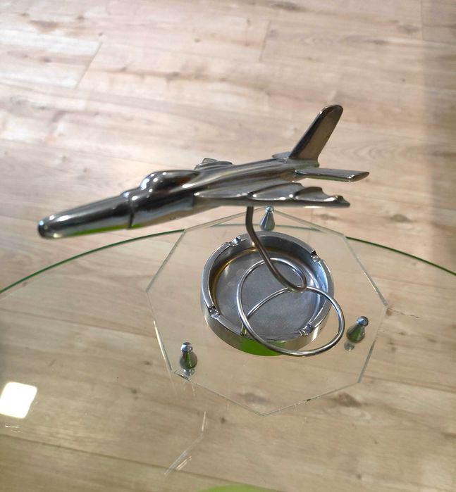 Tupolew, popielniczka, plexi, PRL, Space Age