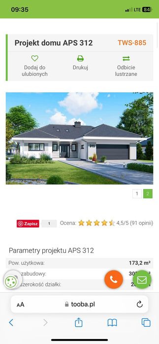 Projekt domu APS 312