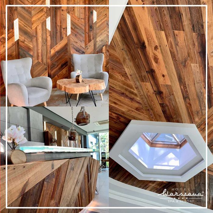 Deski na ścianę elewację sufit stare drewno rustykalne Belki Blaty