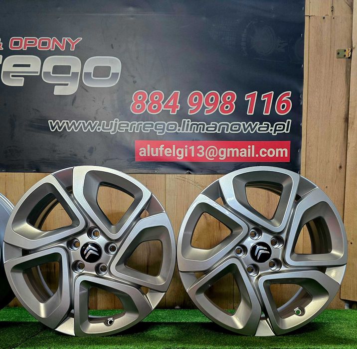 NOWE ALUFELGI CITROEN - 17x5x108 - Berlingo,C4,C5 Aircross, C5X,
