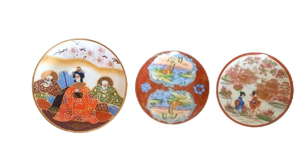 Vários pratos porcelana chinesa
