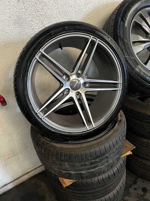JANTES VEEMAN 19 5X112 COM PNEUS NOVOS