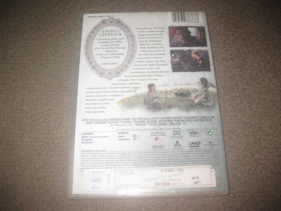 DVD "A Chave" com Kate Hudson