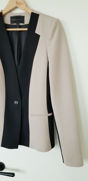 BCBG MaxAzria marynarka ,beż+czerń