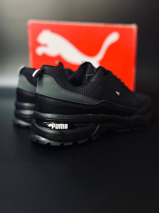 Мужские кросовки puma чорние осенние кросівки чоловічі пума осінь