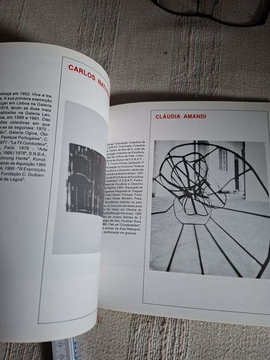 Catálogo de exposição de arte moderna em Caldas da Rainha ano 1993