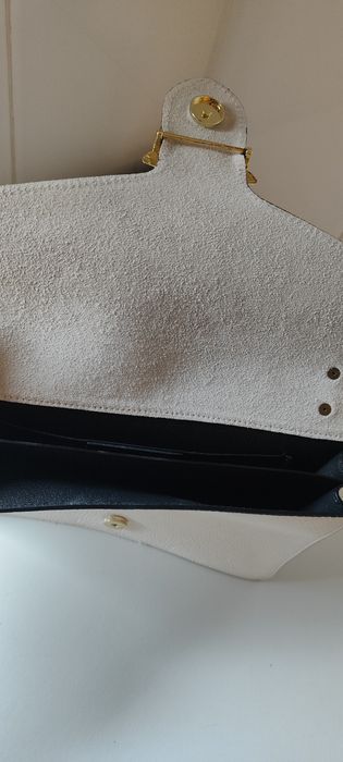 Bolsa senhora bege pele