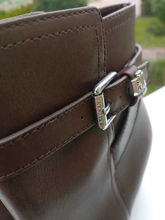 Ralph Lauren skórzane botki 37