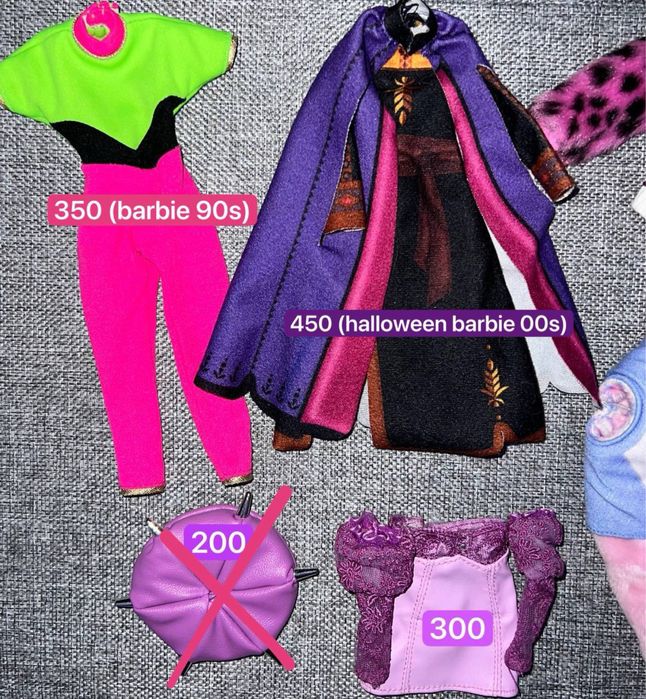 Аксесуари Rainbow High Barbie LOL Реинбоу Хай Барби аутфіт одяг ляльки