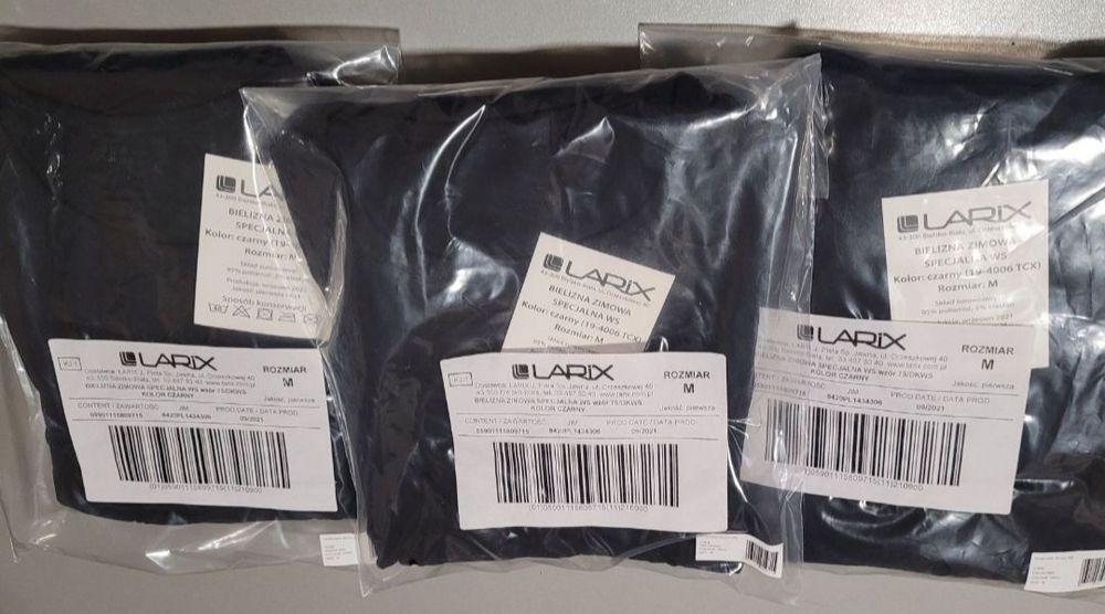 Zimowa bielizna specjalna termoaktywna  M