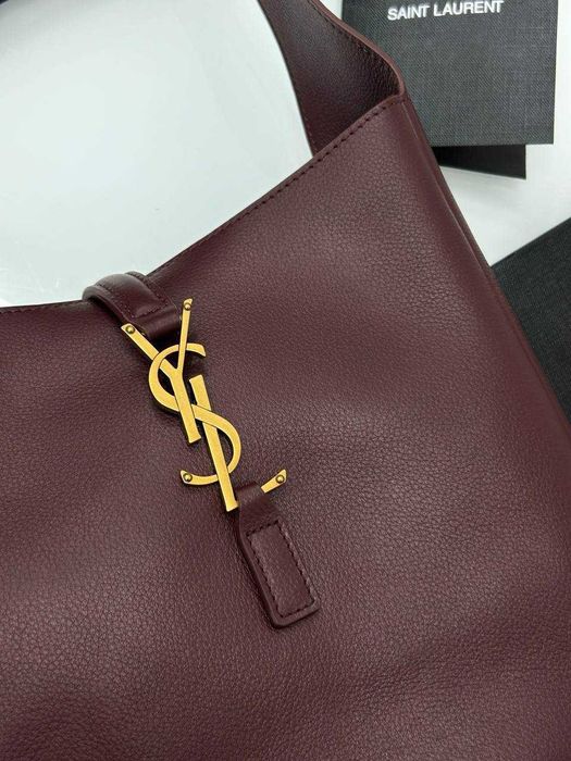 Torebka skórzana burgund bordo YSL ! Premium! Karton+woreczek