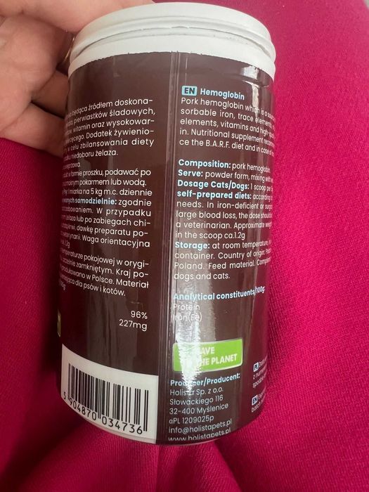 Natural Iron Hemoglobina Holista