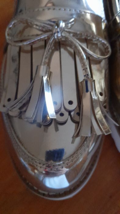 Mocassins dourado