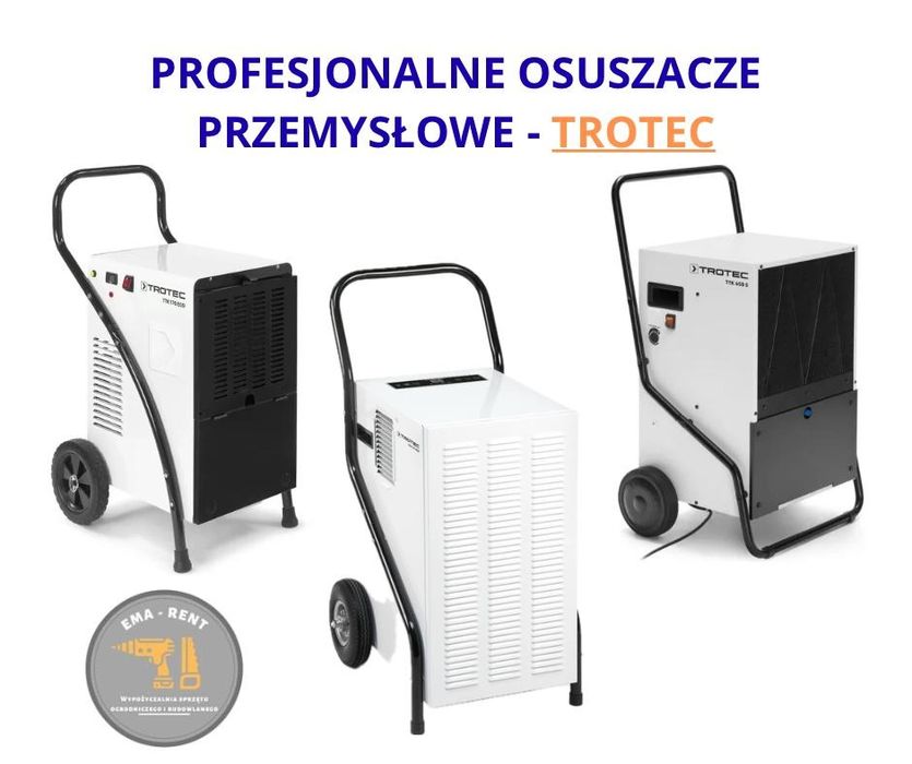 Profesjonalny Osuszacz Osuszacze Przemysłowe TROTEC 52L/24h 80L/24h