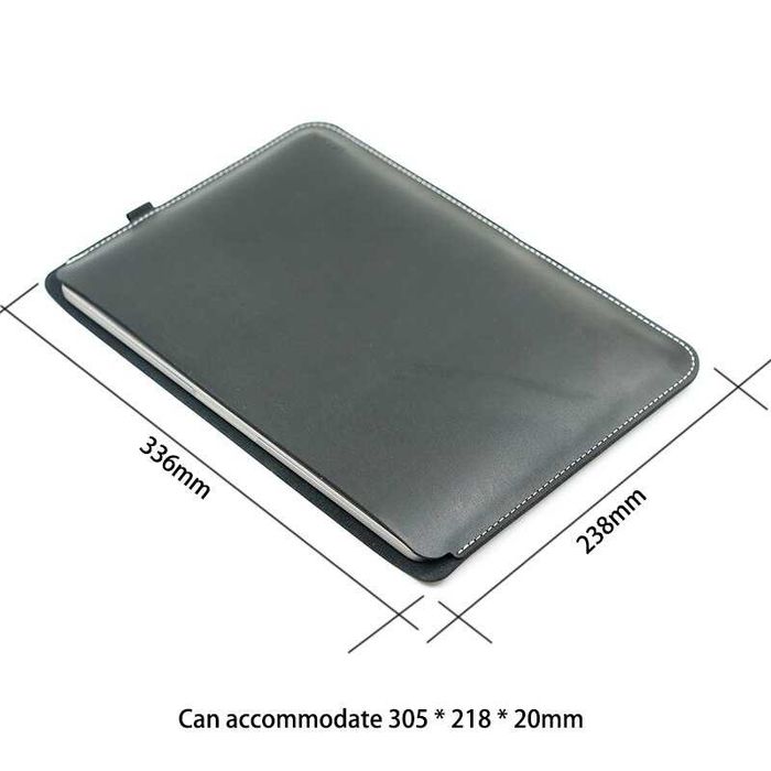 Кожаный чехол для ноутбука, шкіряний чохол для ноутбука 13" 13.3" 14"