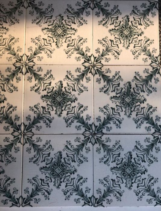 Stare niemieckie kafle ścienne. Początek XX wieku. Secesja Art Nouveau