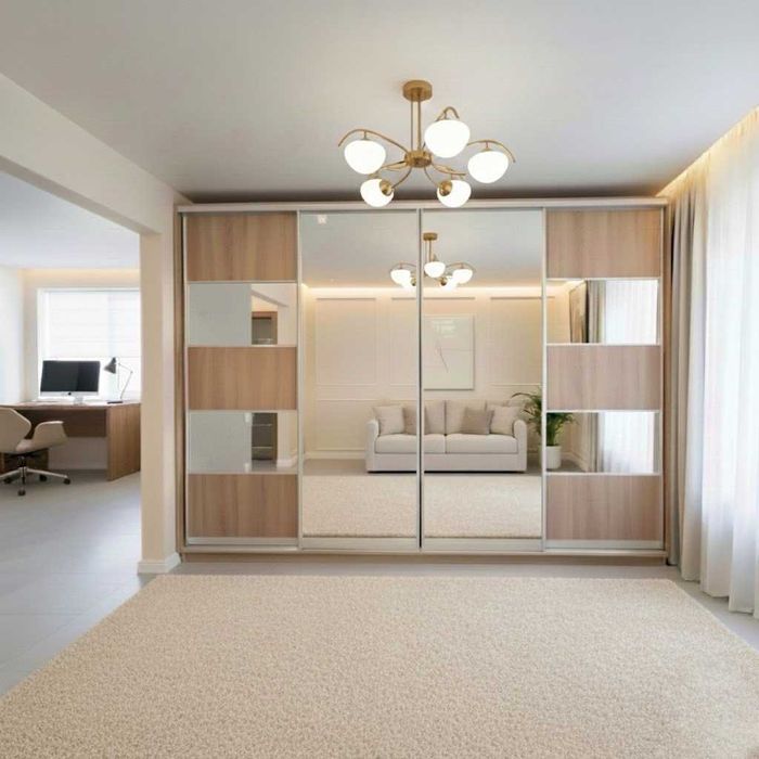 Шафа купе 4 двері! Оплата частинами МОНО і Приват!