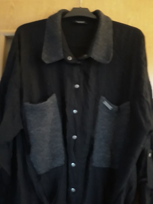 Koszula dluższa welna + wiskoza