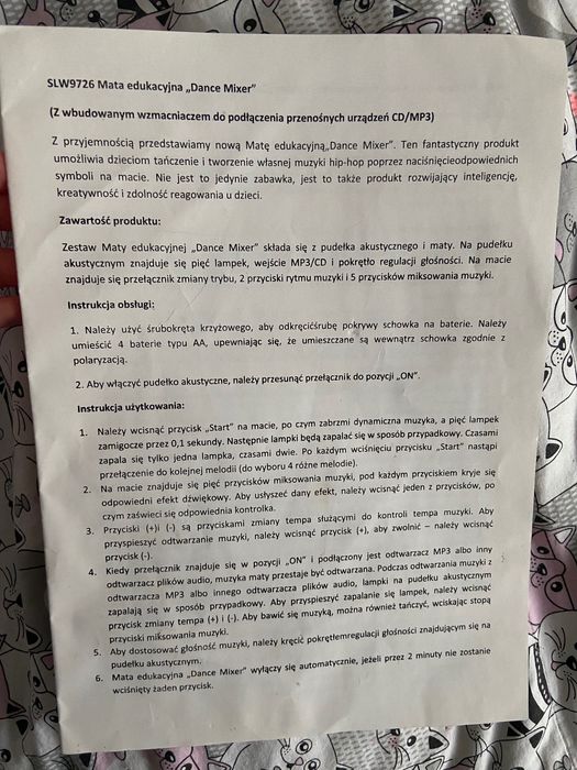 Mata do tańczenia taneczna Dance Mixer Smiki Twister Dębica • OLX.pl