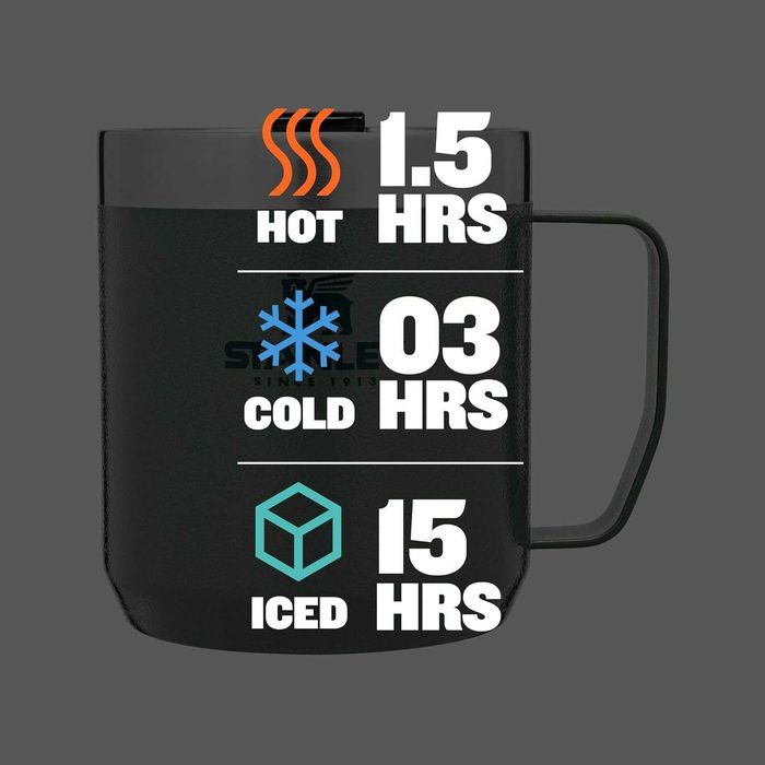 Stanley Classic Legendary Camp Mug 350/590 мл, термокружка з ручкою